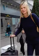  ??  ?? SYMPATHY: Zoe Ball escaped delays as she flew into Gatwick