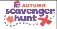  ?? Contribute­d Photo ?? Kids in Crisis' fall scavenger hunt logo.