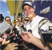  ?? U-T FILE PHOTO ?? Drew Brees spent his first five years in the NFL with the San Diego Chargers before he became a free agent.