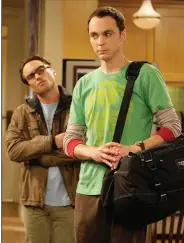  ?? (CBS/Sonja Flemming) ?? Comfort-food network TV like The Big Bang Theory is part of the lineup on the new HBO Max streaming service. The series, which ended in 2019, stars Johnny Galecki (left) as Leonard and Jim Parsons as Sheldon.