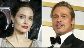  ??  ?? Angelina Jolie and Brad Pitt.