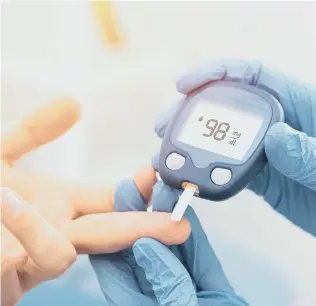  ?? ?? Constantly monitoring glucose levels becomes a part of everyday life for diabetics