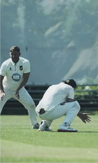  ??  ?? Seaham Habour batsman Ian Patterson plays one through the onside in their win over Ryhope in the Durham