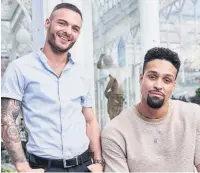  ??  ?? RIGHT STEPS
Gary with choreograp­her Ashley Banjo