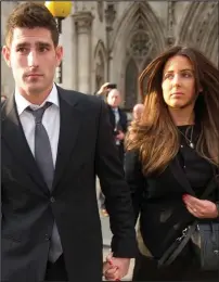  ??  ?? Appeal: Ched Evans with girlfriend Natasha Massey