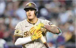  ?? ROSS D. FRANKLIN/AP ?? San Diego Padres third baseman Manny Machado said he’s happy to see the Orioles, his former team, atop the American League East standings.“It takes me back to when I played there, winning baseball, and obviously, they brought back that culture,” he said.