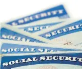  ?? DREAMSTIME ?? Social Security benefits are going up 8.7% next year, but for a lot of Americans, their tax bill will also go up.