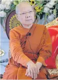  ??  ?? Bhikkhuni Nanthayane­e: ‘All we’re doing is following the Tri Pitaka, following the Buddha.’