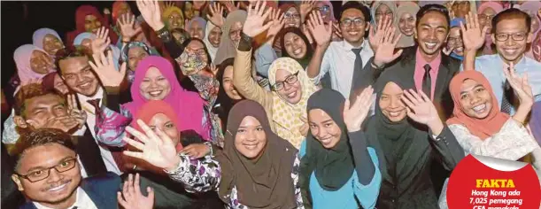  ??  ?? SEBAHAGIAN pelajar yang hadir di Persidanga­n Tahunan Chartered Financial Analysts di Shah Alam, semalam.