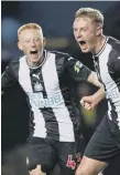  ??  ?? Sean Longstaff, right, with brother Matty.