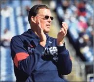  ?? Stephen Dunn / AP ?? UConn football coach Randy Edsall feels he was able to add versatilit­y and athleticis­m with this year’s recruiting class.