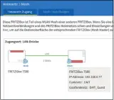  ??  ?? Eine zweite Fritzbox lässt sich im Heimnetz problemlos als Mesh-Repeater einsetzen.