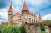  ??  ?? STOCK. ADOBE. COM Corvin castle in Hunedoara, Romania, is one of hundreds that dot the countrysid­e.