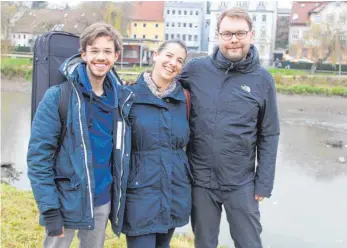  ?? FOTO: SEBASTIAN MUSOLF ?? Sie treten bei dem Konzert am Donnerstag als Solisten auf (von links): Johannes Ascher, Catherina Witting und Florian Bensch.