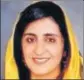  ??  ?? Renuka Bishnoi, wife of Kuldeep Bishnoi