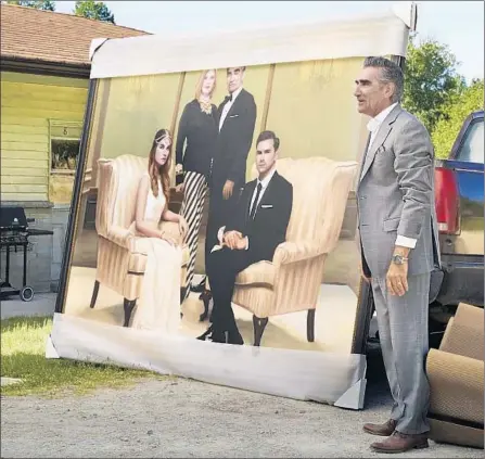  ?? Pop TV ?? CO-CREATOR Eugene Levy and the rest of the riches-to-rags Rose family return for a new season of “Schitt’s Creek” on Pop TV.