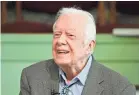  ?? JOHN AMIS/AP ?? Former President Jimmy Carter teaches at Maranatha Baptist Church on Sundays in Plains, Ga.
