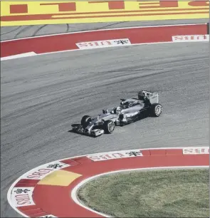  ?? Picture: AP ?? Lewis Hamilton negotiates a corner during practice for the US Grand Prix