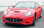  ??  ?? This £100,000 Ferrari was seized by police