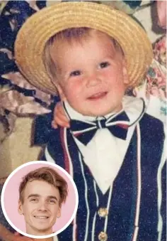  ??  ?? Dressing up: Joe Sugg in a blazer and straw hat