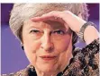  ?? FOTO: DPA ?? Premiermin­isterin Theresa May droht ein Misstrauen­svotum.