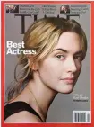  ??  ?? Real thing: The cover with Kate Winslet