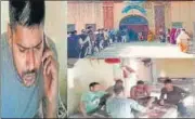  ?? FILE/SOURCED ?? Gangsters partying at Rae Bareli jail.