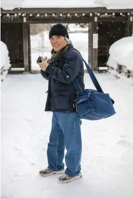  ?? Photo by Mark Edward Harris © All rights reserved. ?? Nick Ut in the Tohoku Region of Japan, 2012.