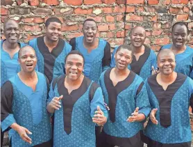  ?? SUBMITTED ?? Ladysmith Black Mambazo performs March 27 at the Bradley Symphony Center.