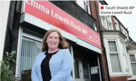  ??  ?? ■ South Shields MP Emma Lewell-buck