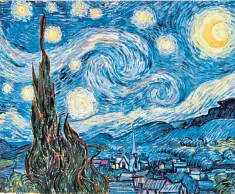  ?? The Starry Night, while in an asylum ?? iVan Gogh created some of his best-known work, like
