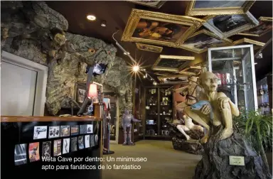  ??  ?? Weta Cave por dentro: Un minimuseo apto para fanáticos de lo fantástico