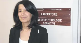  ??  ?? Dans sa recherche, Sarah Pakzad a interrogé 800 médecins de famille au Nouveau-Brunswick sur la façon dont ils traitent les patients qui pourraient souffrir de démence. - Gracieuset­é