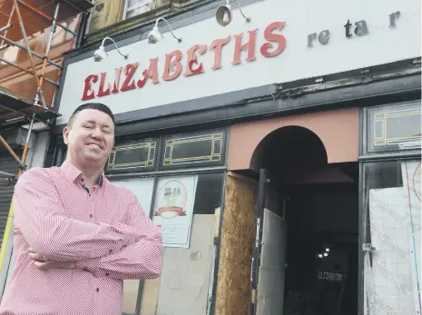  ??  ?? Former Elizabeth’s restaurant on Bridge Street is being converted into a counsellin­g cafe by owner Steve Lynn.