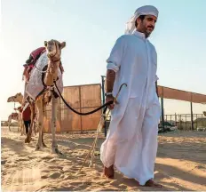  ??  ?? Abdullah Hamdan Bin Dalmook is regarded as an expert on UAE heritage and traditiona­l sport.