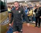  ?? CARL FOURIE/GETTY IMAGES ?? Aaron Cruden and his Chiefs side have got very used to the sight of buses and planes lately and are determined to conquer the travel factor.