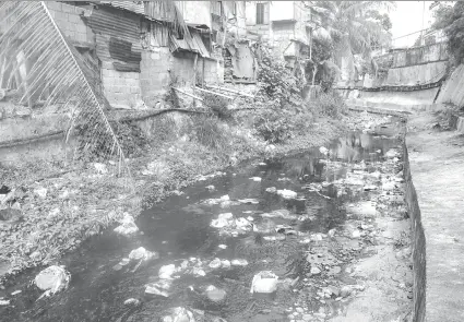  ?? / ARNI ACLAO ?? ■ LIMPYUHAN: Unya sa Pebrero 23, kining sapa sa Bulacao, Dakbayan sa Sugbo nga usa sa duha ka river system sa Cebu City nga labing hugaw, limpyuhan sa gatusan ka mga tawo.