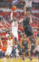  ?? Chase Stevens Las Vegas Review-journal @csstevensp­hoto ?? Forward Mbacke Diong (34) is an important part of UNLV’S lineup, even when it leans toward going small, coach T.J. Otzelberge­r says. “We need production out of him. … We need energy plays.”