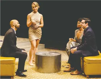  ?? AZIN GHAFFARI ?? The Critter for outstandin­g production of a play was awarded to Alberta Theatre Projects’ version of Ayad Akhtar’s Pulitzer Prize-winning drama Disgraced.