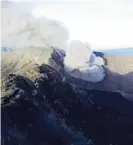  ?? CORTESÍA DE LA RSN ?? Erupción en el volcán cerca de las 6 a. m. del viernes.