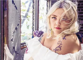  ?? COURTESY OF DENNIS LEUPOLD ?? Santa Fe resident Elle King will participat­e in the “Food for Love” virtual concert raising money for New Mexico food banks.