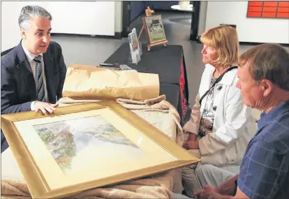  ?? SUBMITTED ?? Rob Cowley (left) of Consignor Canadian Fine Art will be in St. John’s on Tuesday to analyze paintings that local residents may have in their homes and want to know if it has any value. Cowley will be at The Rooms from 10 a.m. to 5 p.m. meeting with...