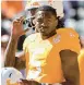  ?? WADE PAYNE/AP ?? Tennessee QB Hendon Hooker looked like a leading contender for the Heisman Trophy with five TD passes in a win over Alabama on Saturday.
