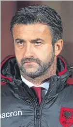  ??  ?? Albania boss Christian Panucci.