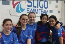  ??  ?? Sligo Swim Club did well at the competitio­n in UL.