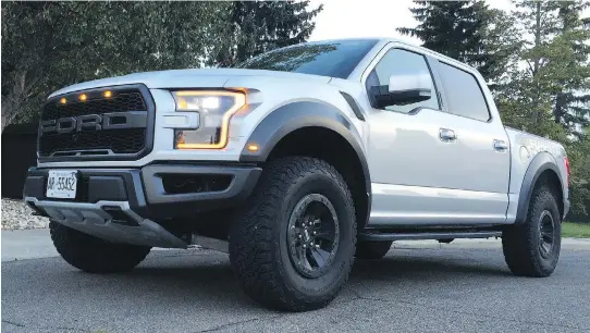  ?? PHOTOS: DALE EDWARD JOHNSON ?? The Raptor, a low-volume and high-performanc­e truck, is ideal for off-roading or showing off when cruising in the city.