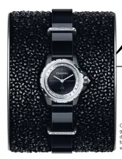  ??  ?? Ceramic, white gold and diamond J12·XS for Only Watch watch, Chanel