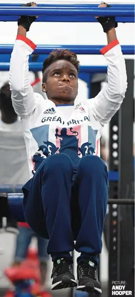  ?? PICTURE: ANDY HOOPER ?? Vogue Rising to the challenge: Nicola Adams is defending Olympic gold