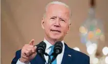  ?? EFE ?? El presidente Joe Biden promete defender el derecho al aborto.