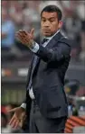  ?? (AFP) ?? Rangers’ Dutch manager Giovanni van Bronckhors­t gestures during the UEFA Europa League final at the Ramon Sanchez Pizjuan stadium in Seville on Wednesday.